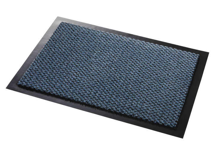 Fußmatten - Praktische Schmutzfangmatten für drinnen und draußen, in Größe 101 (40x60 cm) bis 103 (60x80 cm), in Farbe BLAU Ansicht 1