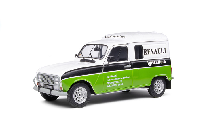 Sammlermodelle - Renault 4LF4 1:18 , in Farbe GRÜN-WEISS