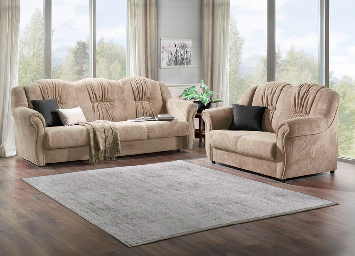 Funktions-Polstermöbel - Frei im Raum aufstellbare Polstermöbel mit Federkern, in Farbe BEIGE, in Ausführung Sessel Ansicht 1
