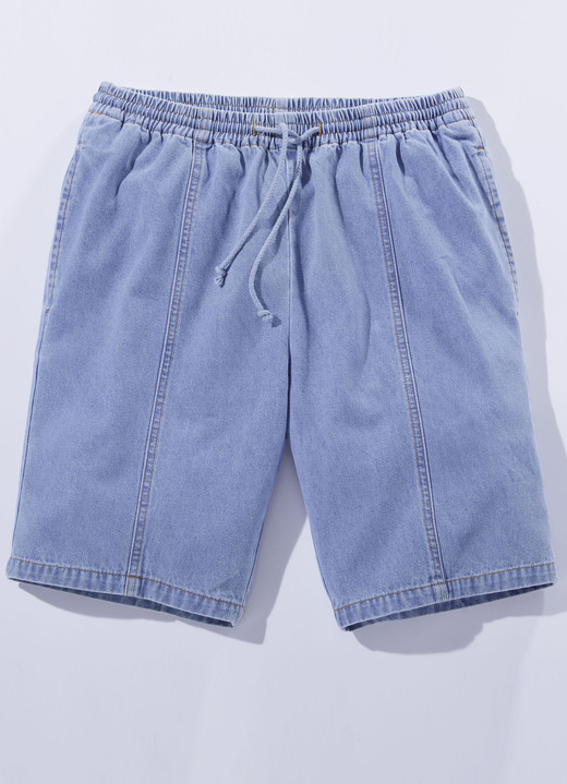 Hosen - Bequeme Schlupf-Shorts in 4 Farben Hosen - Bequeme Schlupf-Shorts in 4 Farben, in Größe 048 bis 060, in Farbe HELLBLAU
