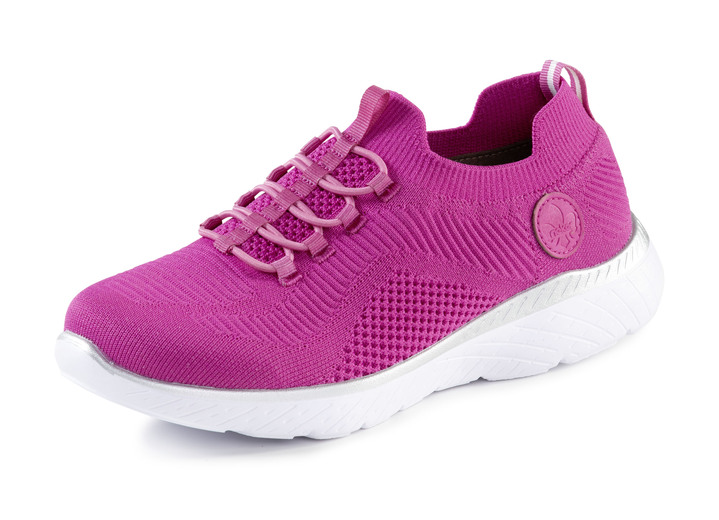 Komfortschuhe - Rieker, leichte Damen-Sneaker, Weite G, mit MemoSoft-Textileinlage, in Größe 036 bis 042, in Farbe PINK Ansicht 1