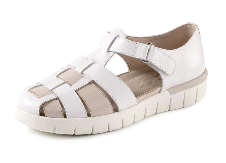 - ELENA EDEN Slipper mit luftigen Durchbrüchen, in Größe 036 bis 042, in Farbe ECRU-BEIGE Ansicht 1