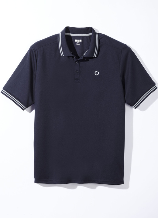 Sport- & Freizeitmode - „LPO“-Poloshirt in 4 Farben, in Größe 048 bis 062, in Farbe MARINE Ansicht 1