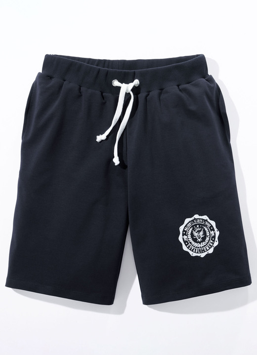 Sport- & Freizeitmode - Shorts in 3 Farben, in Größe 046 bis 060, in Farbe MARINE Ansicht 1