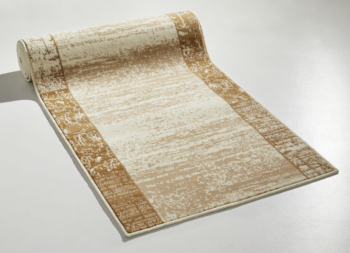 Läufer & Stufenmatten - Strapazierfähige Läufer nach Maß, in Größe 101 (Läufer, 60 cm breit) bis 106 (Läufer, 100 cm breit), in Farbe BEIGE Ansicht 1