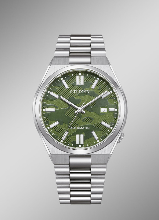 Citizen - Citizen Serie NJ015* Automatik-Herrenuhr, in Farbe GRÜN Ansicht 1