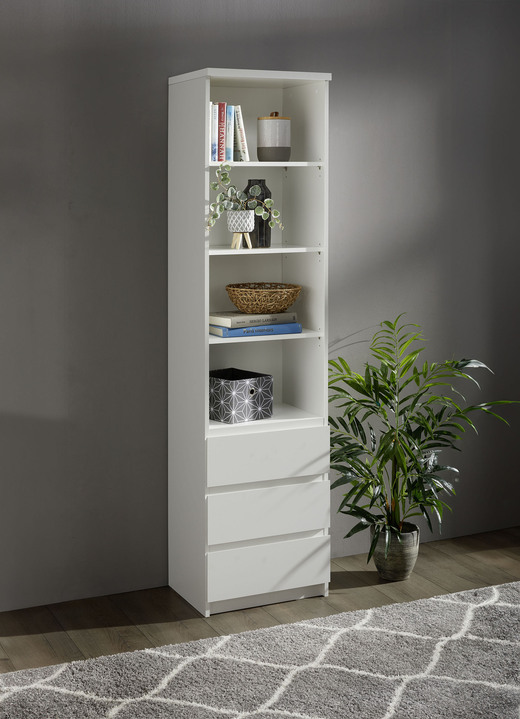 Regale & Schränke - Regal in modernem Design, in Farbe WEISS Ansicht 1