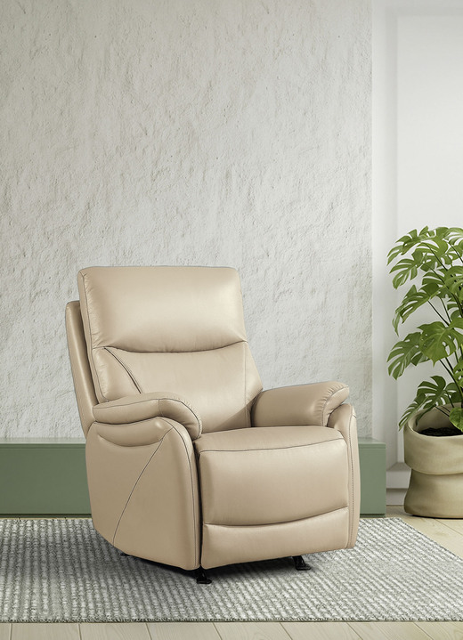 TV- & Relaxsessel - TV-Sessel mit XXL-Sitzkomfort und Aufstehhilfe, in Farbe BEIGE Ansicht 1