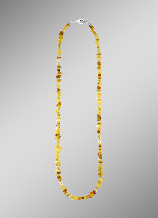Halsketten & Armbänder - Halskette mit Feueropal, in Farbe  Ansicht 1