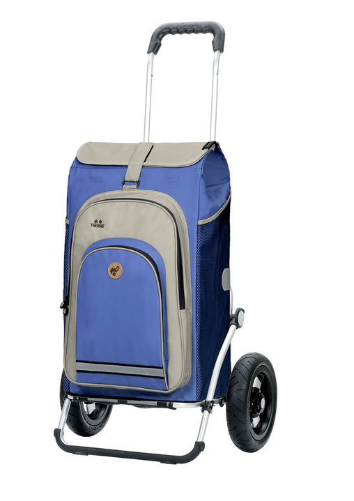 Einkaufstrolleys - Leichter und leiser Einkaufsroller Royal Shopper, in Farbe BLAU Ansicht 1