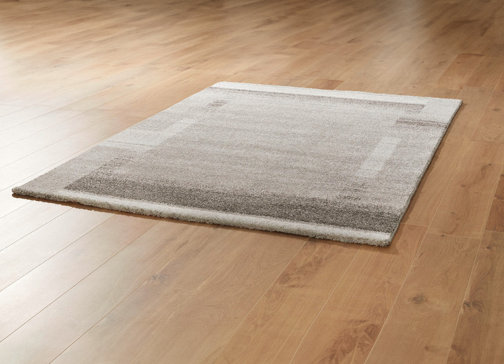Modern - Brücken und Teppiche für Fußbodenheizung geeignet, in Größe 111 (Brücke, 60x110 cm) bis 282 (Teppich, 200x290 cm), in Farbe SILBER Ansicht 1