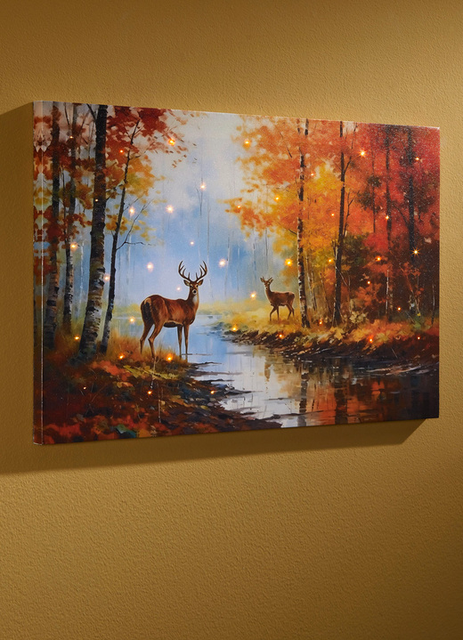 Naturnah - LED-Bild mit Fernbedienung, in Farbe BUNT Ansicht 1