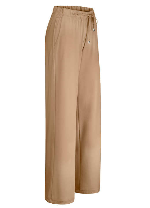 Klaus Modelle - Angesagte Hose in modischer Weite, in Größe 018 bis 052, in Farbe CAMEL Ansicht 1