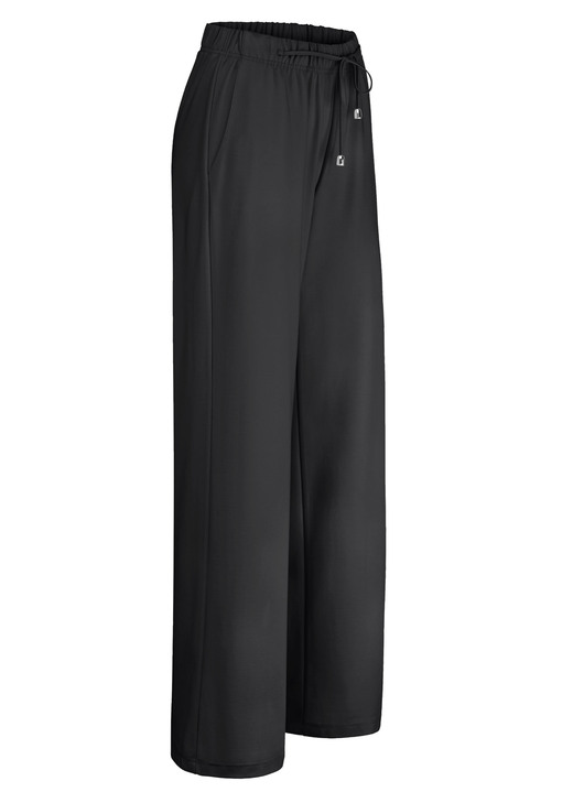 Klaus Modelle - Angesagte Hose in modischer Weite, in Größe 018 bis 052, in Farbe SCHWARZ Ansicht 1