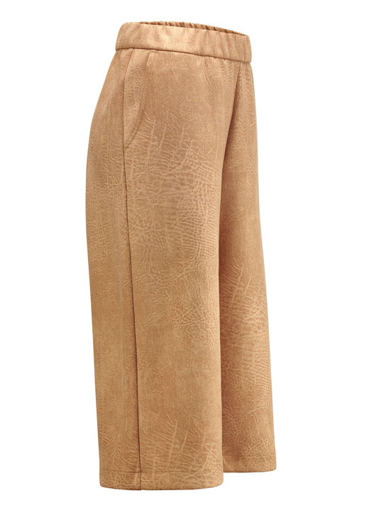 Klaus Modelle - Hose in Schlupfform, in Größe 036 bis 052, in Farbe CAMEL Ansicht 1