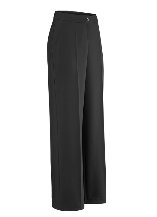 Hosen - Hose in bequemer Weite, in Größe 018 bis 052, in Farbe SCHWARZ Ansicht 1