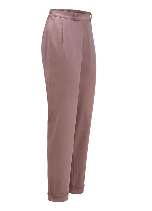 Damenmode - Knöchellange Hose in Schlupfform, in Größe 018 bis 052, in Farbe ROSENHOLZ Ansicht 1