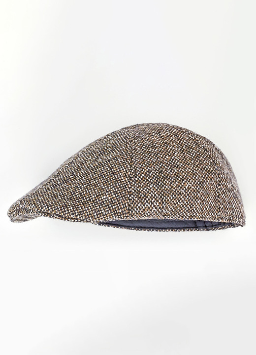 Accessoires    - Klassische Herren-Schiebermütze , in Farbe BRAUN Ansicht 1