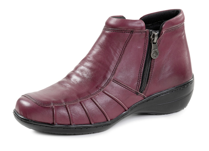 Stiefel & Stiefeletten - ELENA EDEN, bequeme Damen-Boots, Weite H, mit herausnehmbarem Fußbett, in Größe 036 bis 042, in Farbe BURGUND Ansicht 1