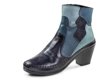Gemini Stiefelette aus fein genarbtem Rind-Nappaleder
