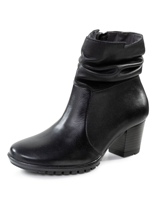 Komfortschuhe - ELENA EDEN, modische Damen-Stiefeletten, Weite G, mit herausnehmbarem Fußbett, in Größe 036 bis 042, in Farbe SCHWARZ Ansicht 1