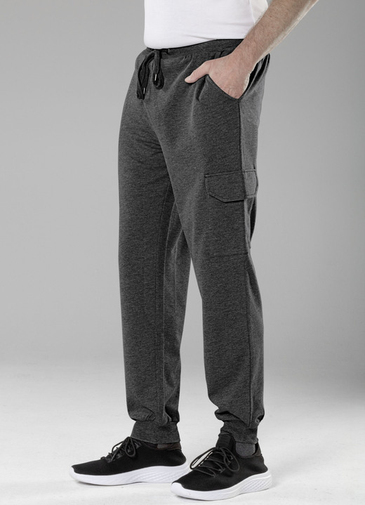 Sport- & Freizeitmode - Freizeithose in 4 Farben Sport- & Freizeitmode - Freizeithose in 4 Farben, in Größe 3XL (64/66) bis XXL (60/62), in Farbe ANTHRAZIT MELIERT