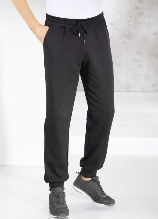 Sport- & Freizeitmode - Freizeithose in 4 Farben, in Größe 3XL (64/66) bis XXL (60/62), in Farbe SCHWARZ Ansicht 1