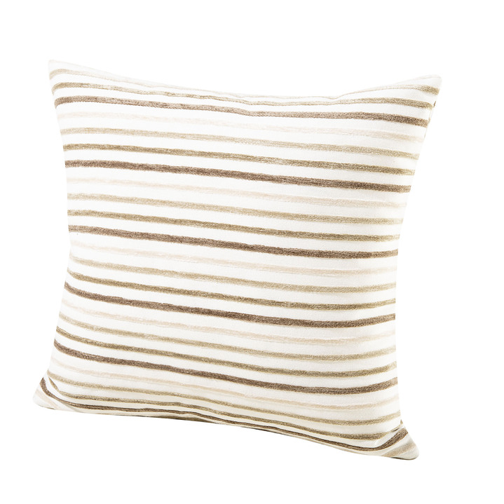 Kissenbezüge - Kissenbezug im Streifen-Design, in Größe 105 (40x40 cm) bis 110 (50x50 cm), in Farbe BEIGE Ansicht 1