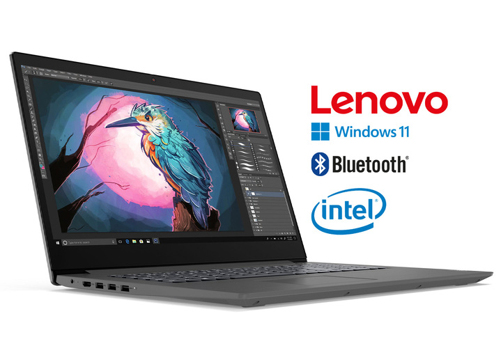 Computer & Elektronik - Lenovo Notebook mit 17,3“ (43,2 cm) entspiegeltem Full-HD-Display, in Farbe SCHWARZ Ansicht 1