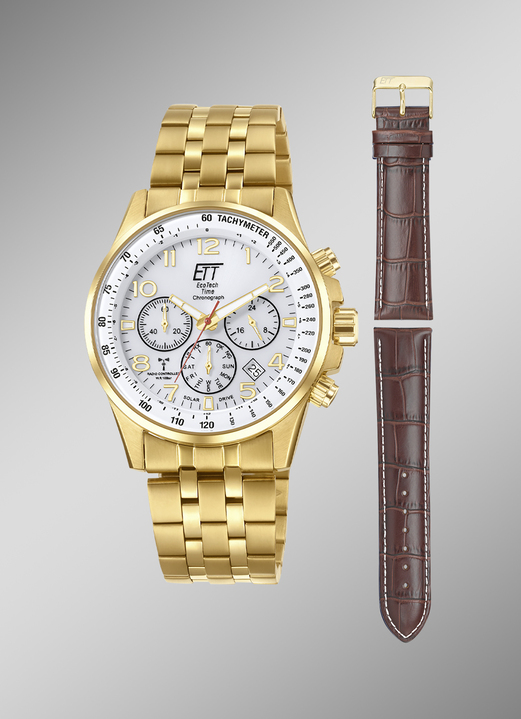 Funk-Solaruhren - Funk-Solar-Herrenuhr ETT EGS-11614-42MS, in Farbe  Ansicht 1