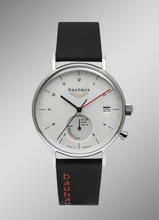 Funk-Solaruhren - Bauhaus Solar-Herrenuhr , in Farbe  Ansicht 1