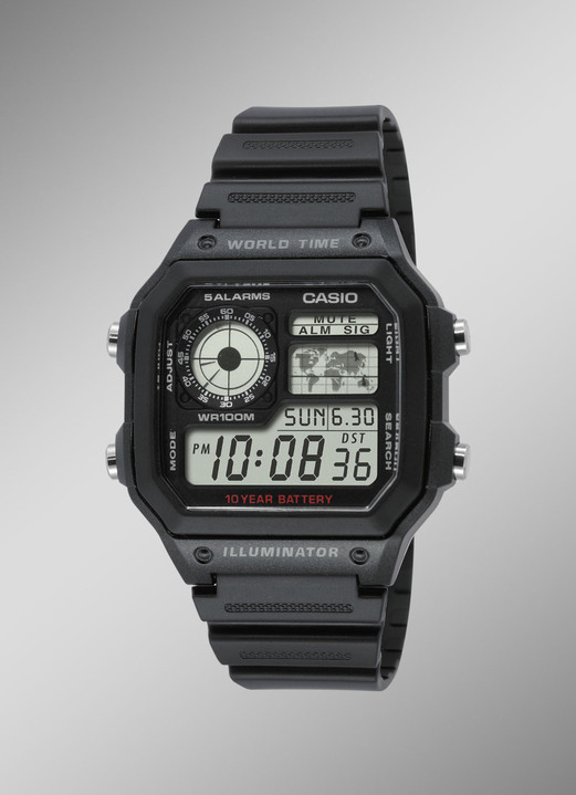 Casio -  Casio Illuminator Digital-Herrenuhr, in Farbe  Ansicht 1