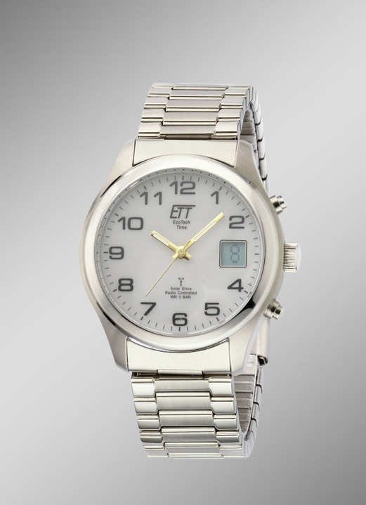 ETT - Funk-Solar-Herrenuhr, in Farbe  Ansicht 1