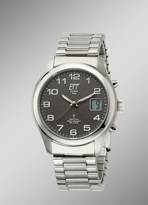 ETT - ETT Funk-Solar-Herrenuhr, in Farbe  Ansicht 1