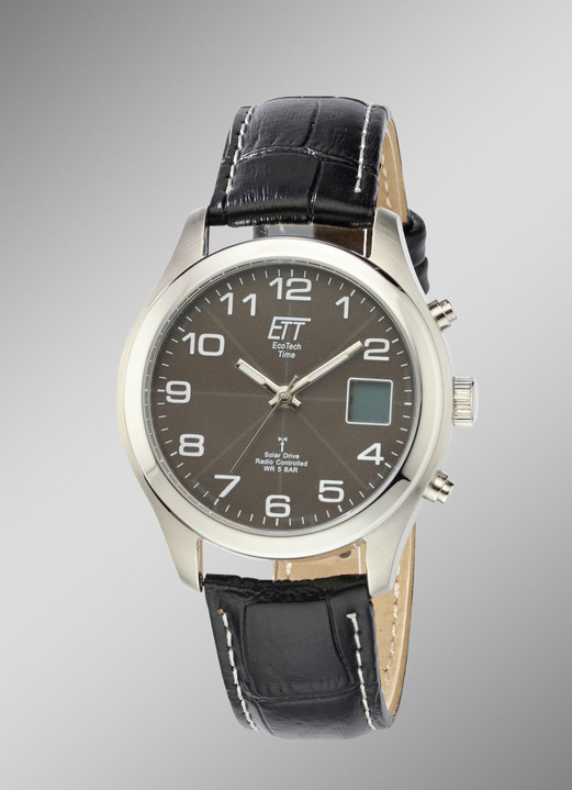 ETT - ETT Funk-Solar-Herrenuhr, in Farbe  Ansicht 1