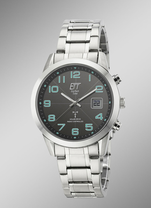 ETT - ETT Funk-Solar-Basic Herrenuhr, in Farbe  Ansicht 1