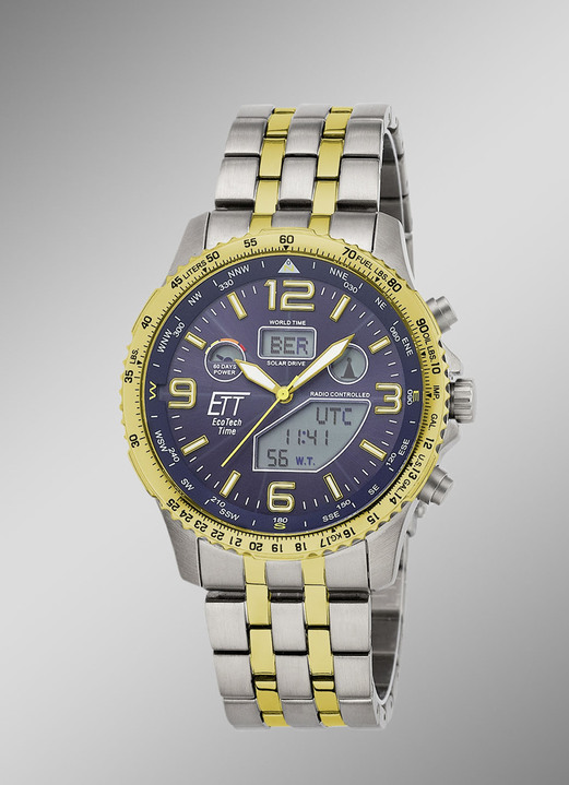 ETT - ETT Professional Funk-Solar-Herrenuhr, in Farbe  Ansicht 1