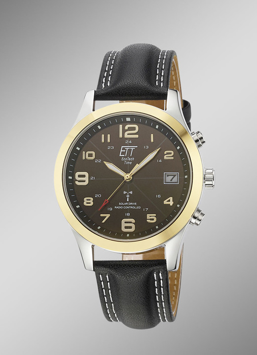 ETT - Funk-Solar-Herrenuhr, in Farbe  Ansicht 1