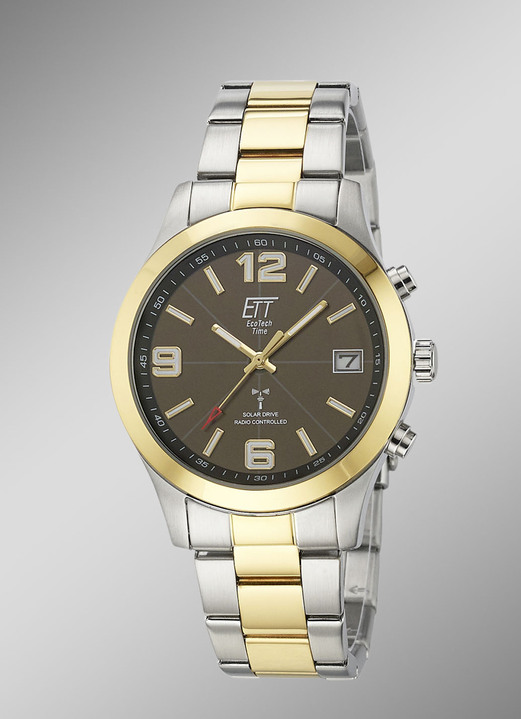 ETT - ETT Funk-Solar-Herrenuhr, in Farbe  Ansicht 1