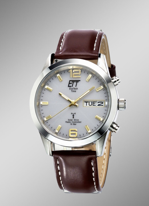 ETT - Funk-Solar-Herrenuhr, in Farbe  Ansicht 1