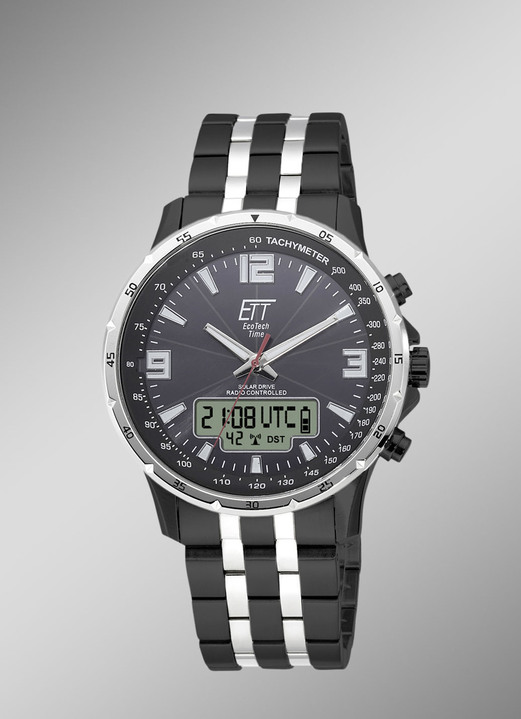 ETT - Funk-Solar-Herrenuhr, in Farbe  Ansicht 1