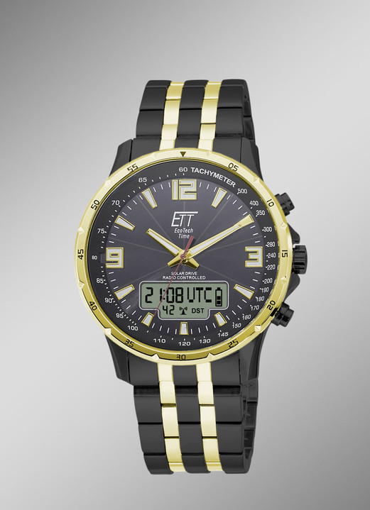ETT - Funk-Solar-Herrenuhr, in Farbe  Ansicht 1
