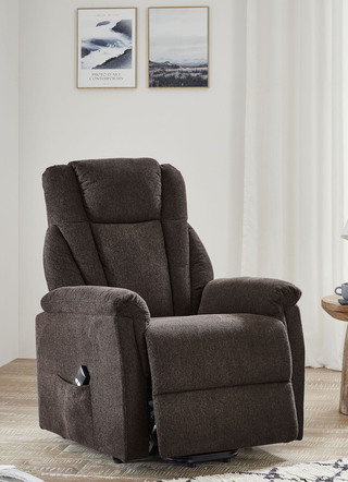 Gemütlicher TV-Sessel mit Motor und Aufstehhilfe