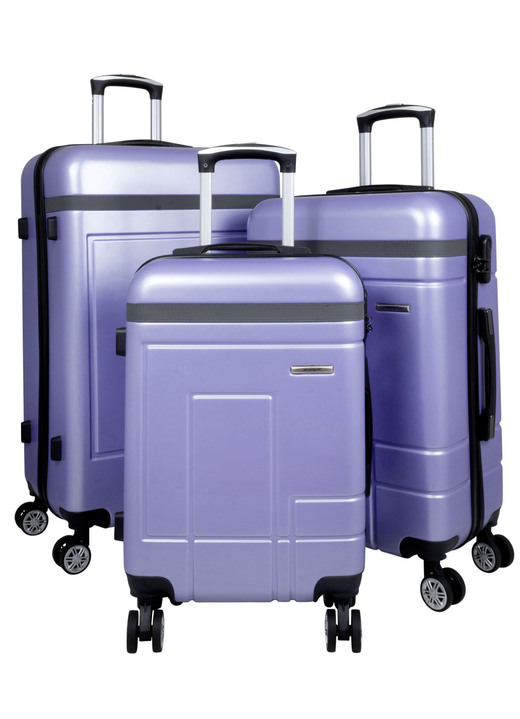 Reisen - Hartschalen-Kofferset, 3-teilig, in Farbe BLAU Ansicht 1