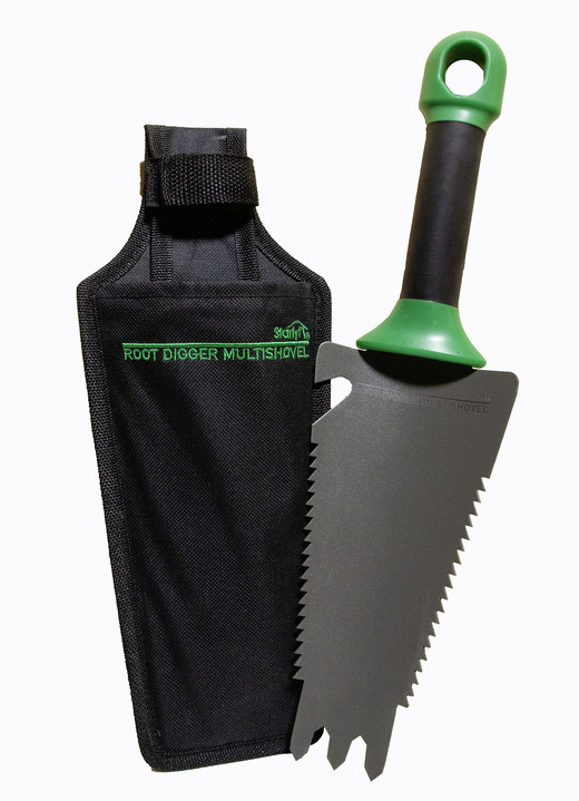 Aus der TV-Werbung - Mehrzweck-Schaufel Root Digger, in Farbe GRAU-GRÜN-SCHWARZ Ansicht 1