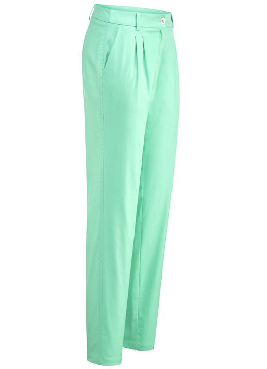 Hosen - Hose mit sportivem Chic, in Größe 018 bis 052, in Farbe MINT Ansicht 1