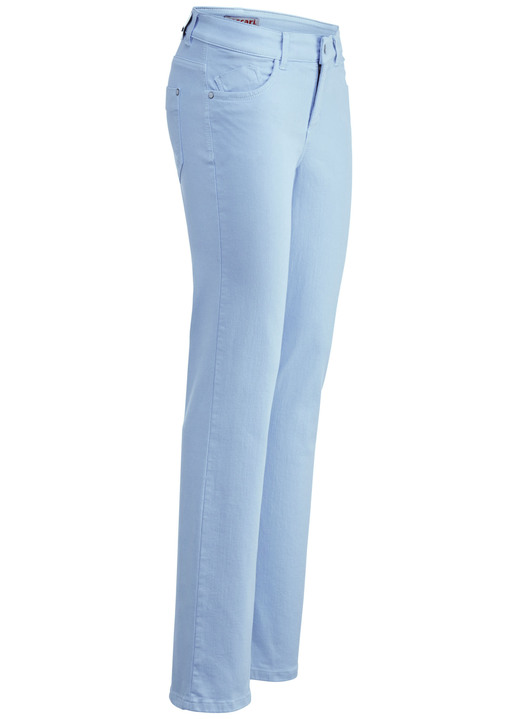 Hosen - Magic-Jeans in 5-Pocket-Form, in Größe 017 bis 050, in Farbe HELLBLAU Ansicht 1