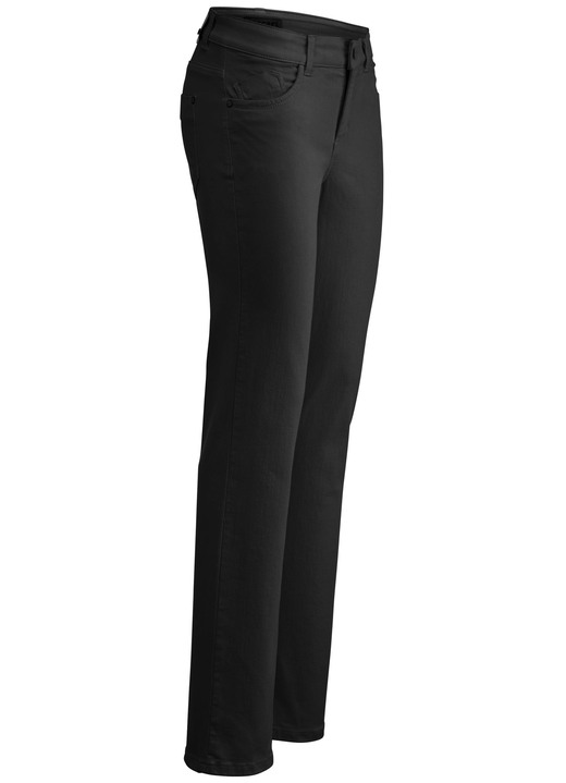 Hosen - Magic-Jeans in 5-Pocket-Form, in Größe 017 bis 050, in Farbe SCHWARZ Ansicht 1