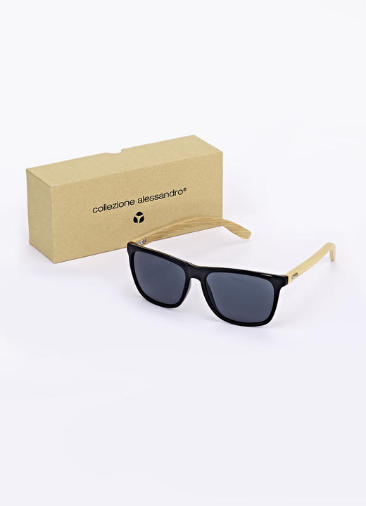 Mützen & Hüte - Modische Sonnenbrille von collezione alessandro, in Farbe SCHWARZ Ansicht 1
