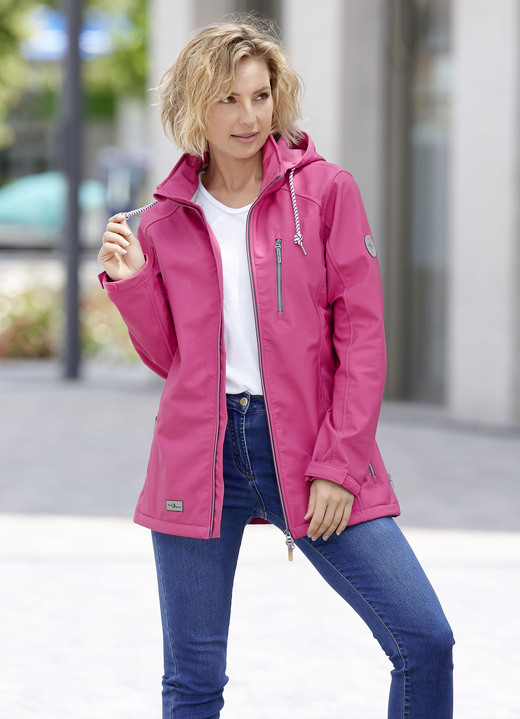 Jacken, Mäntel, Blazer - Funktionsjacke mit abnehmbarer Kapuze Jacken, Mäntel, Blazer - Funktionsjacke mit abnehmbarer Kapuze, in Größe 036 bis 052, in Farbe PINK